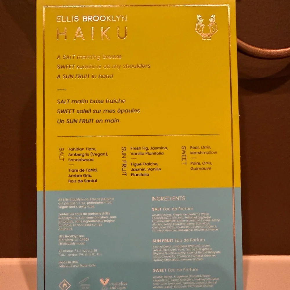 Ellis Brooklyn Haiku Fragrance Perfume Rollerball Trio Set - Picture 10 of 12